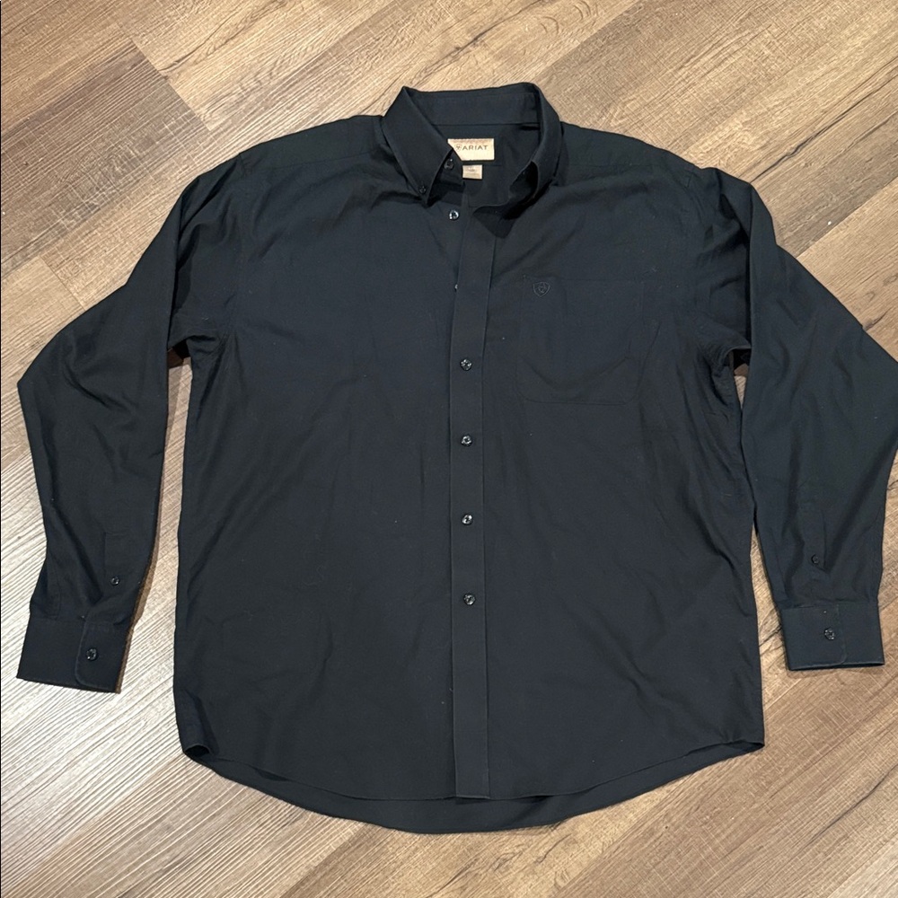 Ariat Men's Black Casual Button Down Shirt